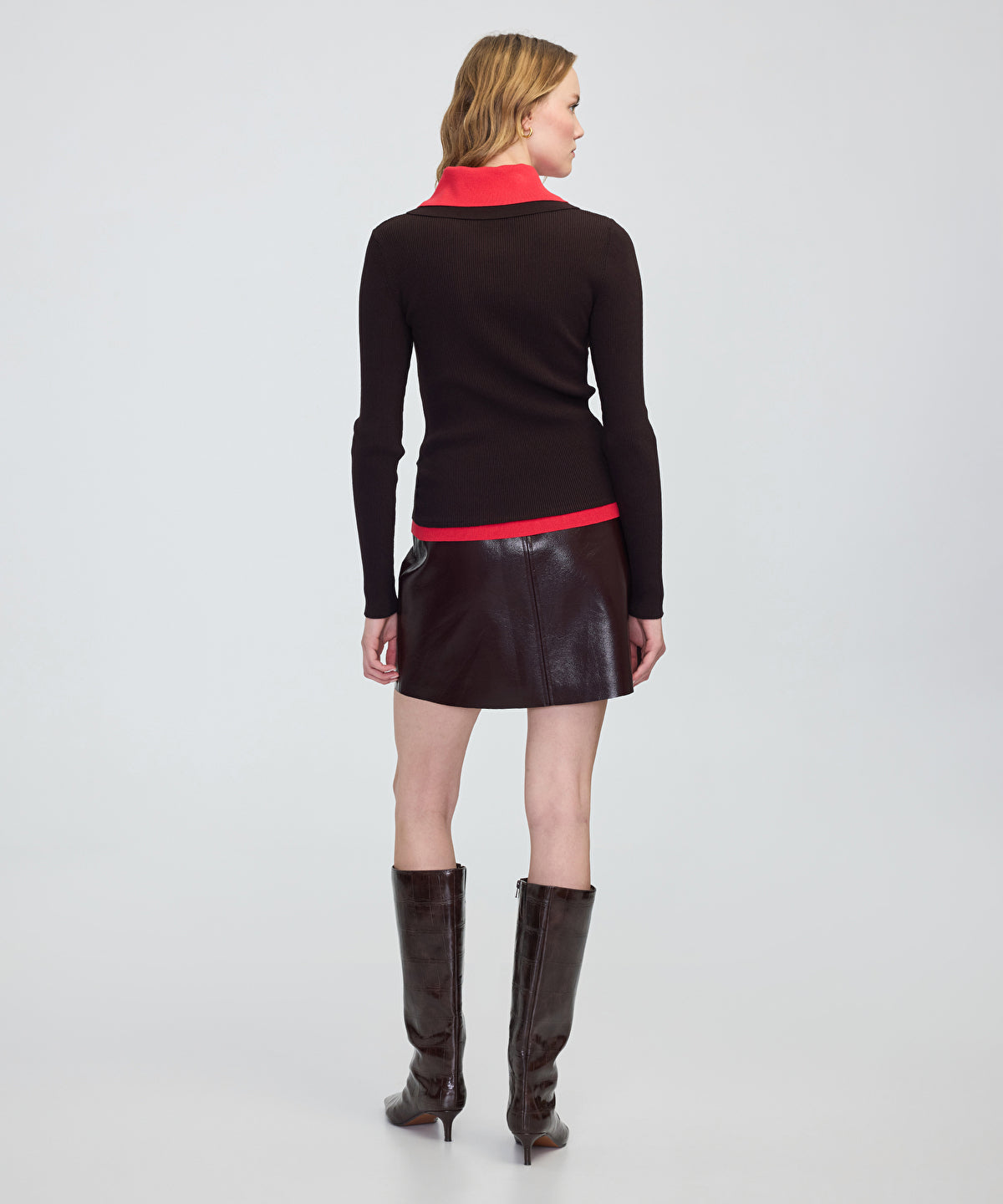 Color-Block Knit Top