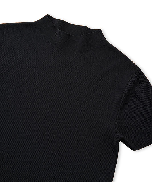 High-Neck Knit Top