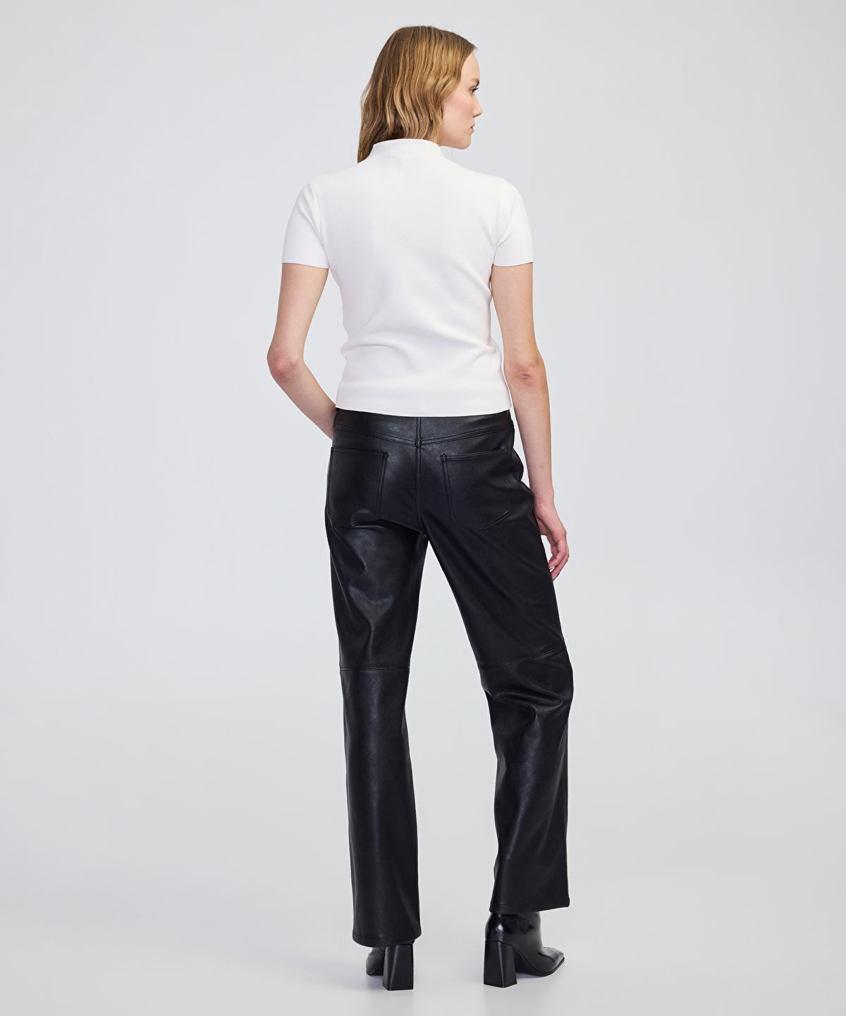 Zoomed High-Neck Knit Top