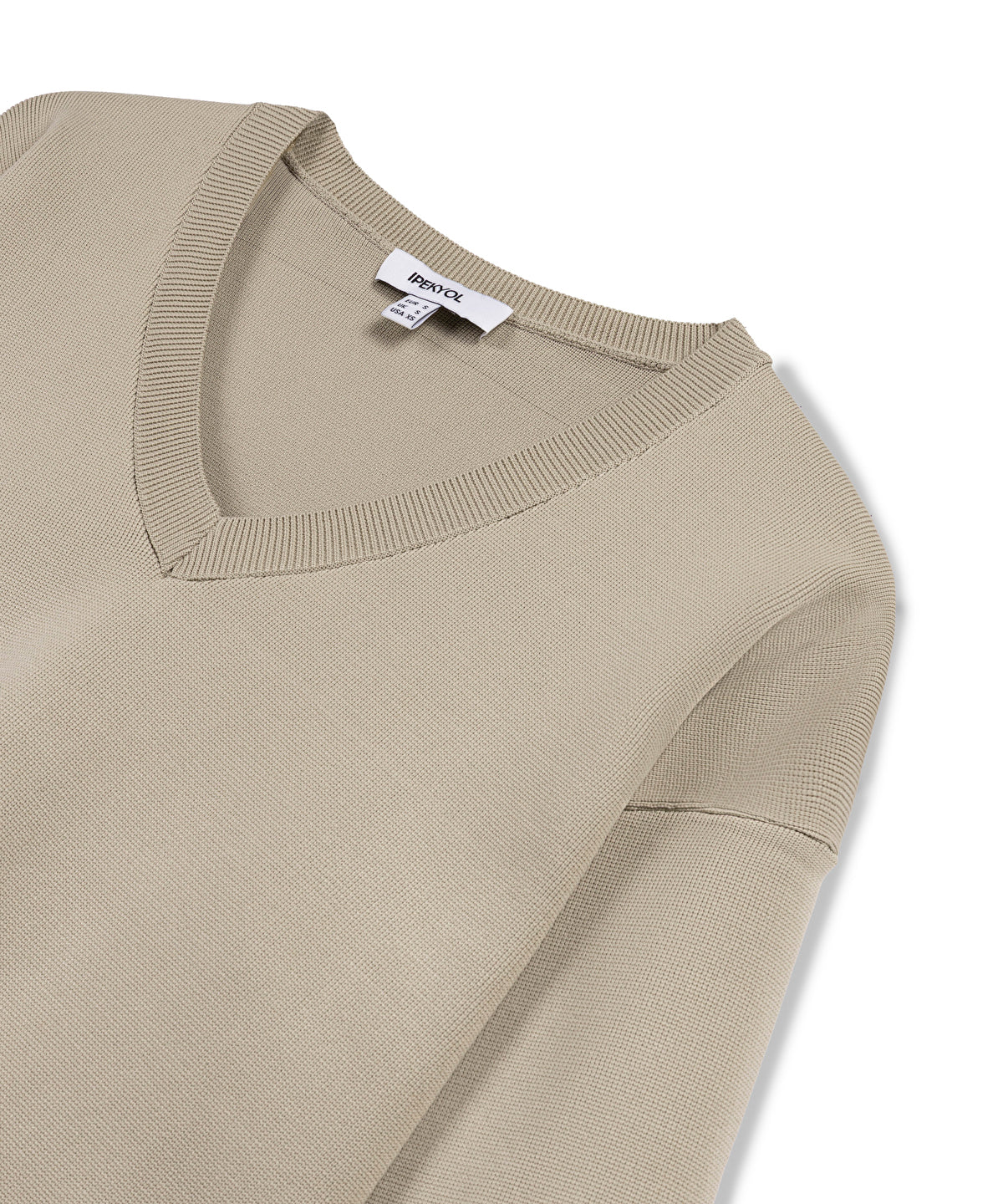 V-Neck Basic Knit Sweater