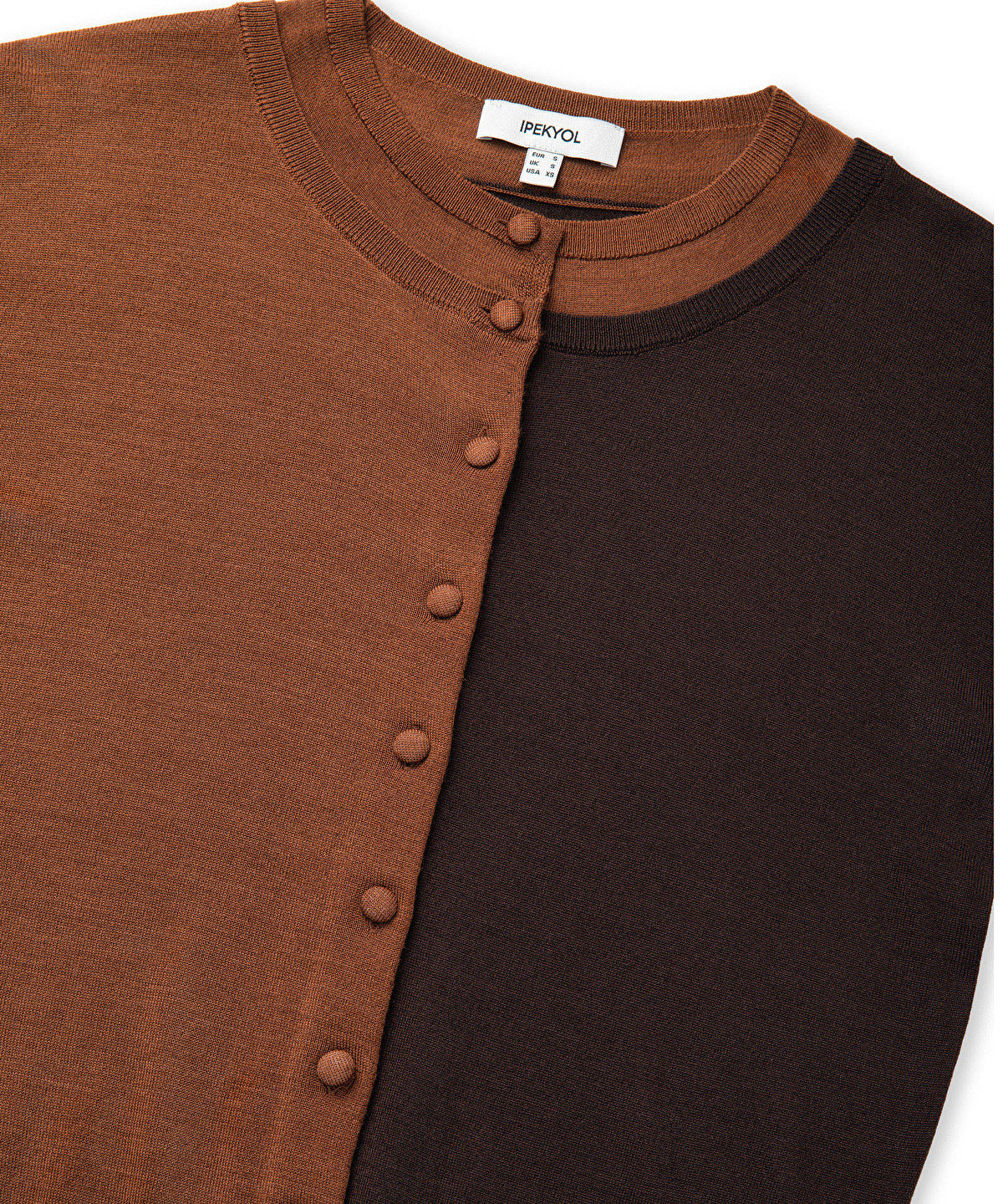 Layered Knit Cardigan