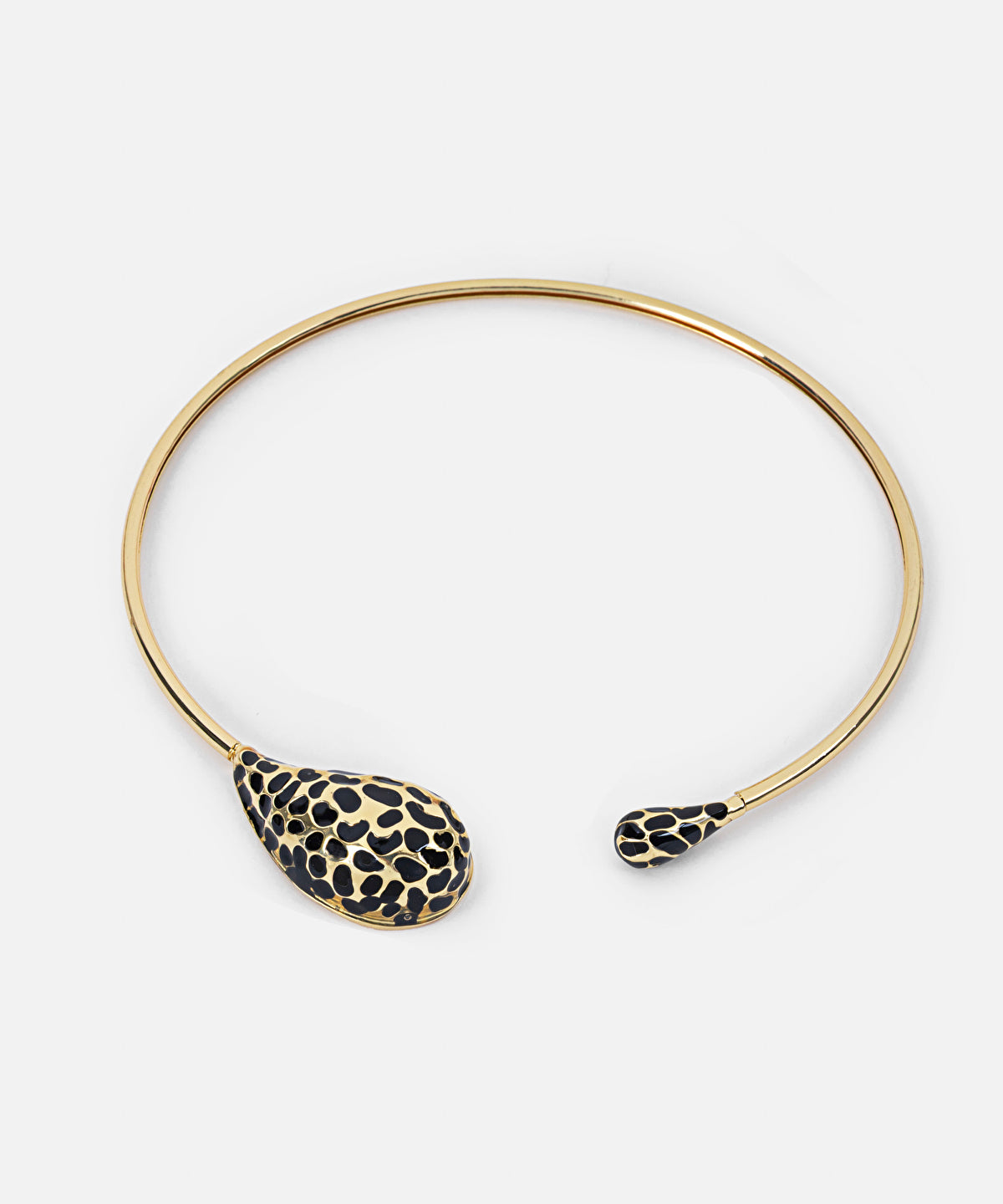 Contrast Rigid Necklace