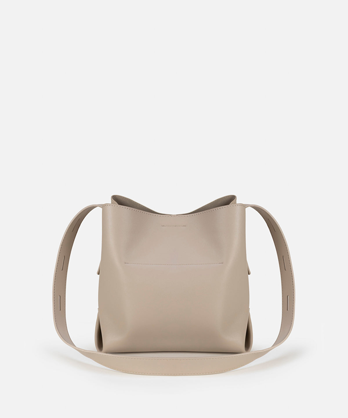 Zoomed Leather-Effect Bag