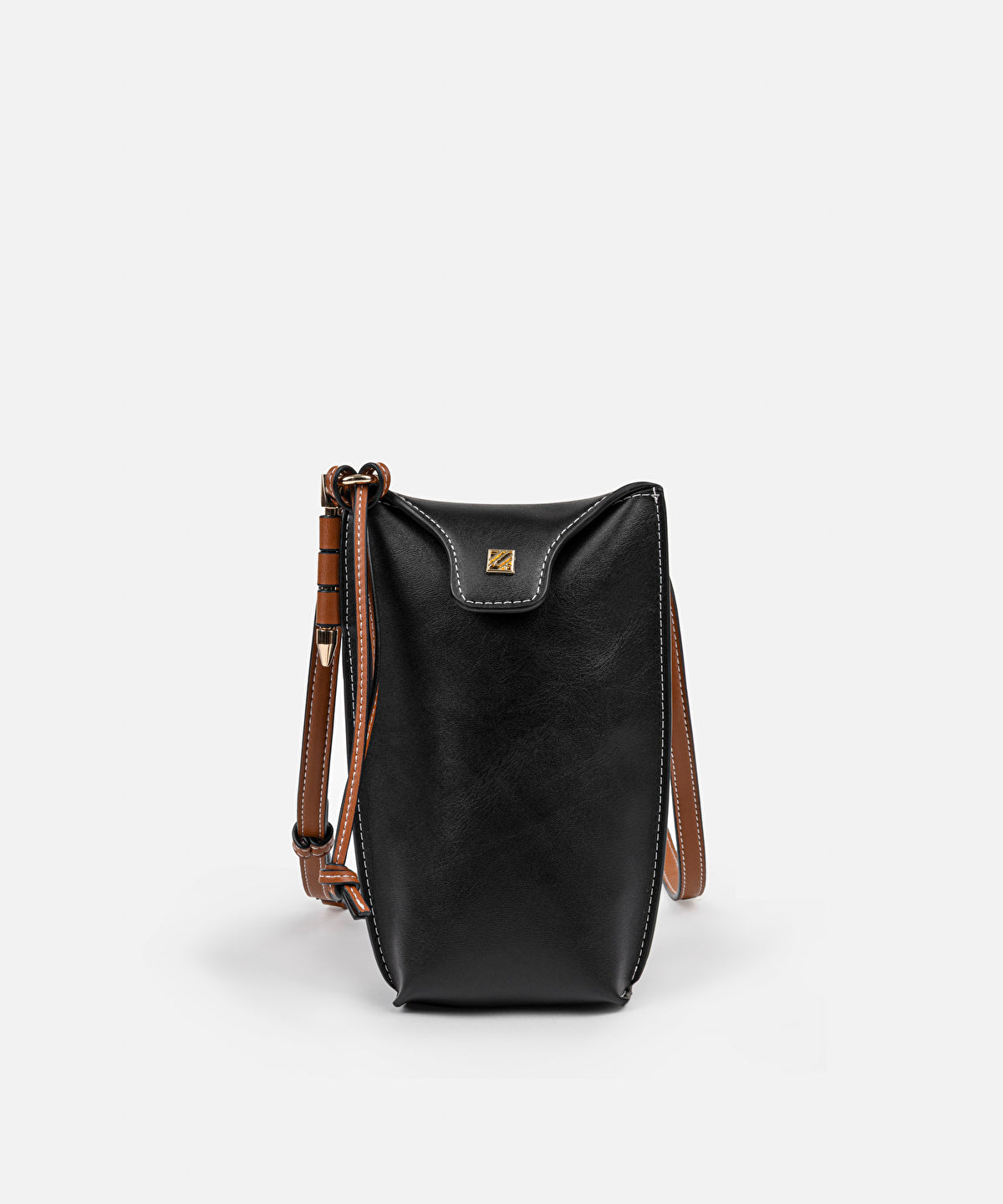 Monogram Buckle Color-Block Bag