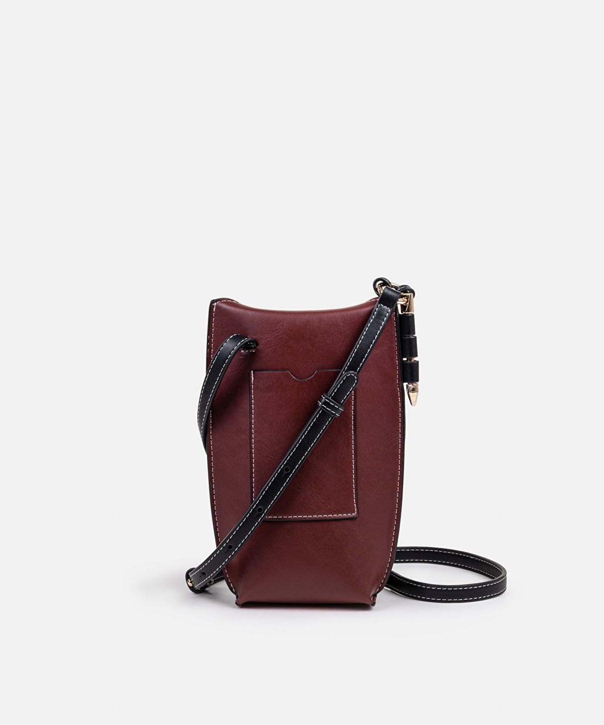 Zoomed Monogram Buckle Color-Block Bag