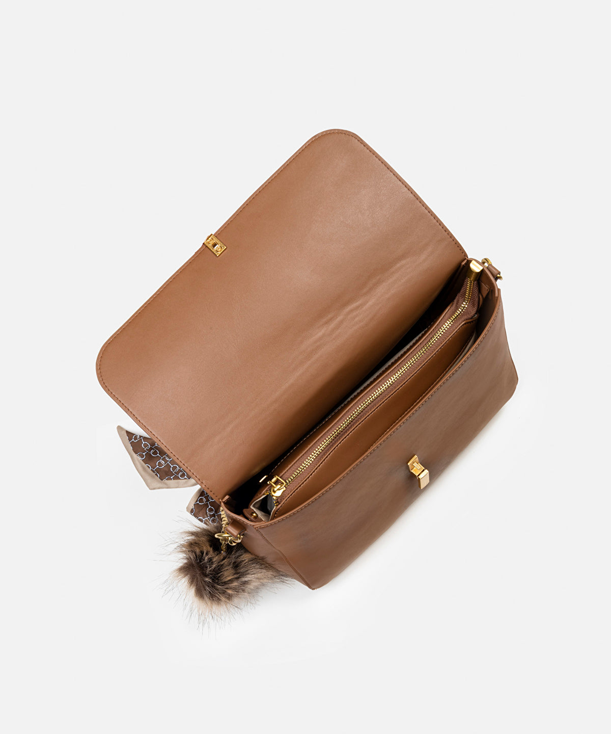 Bucket Bag with Scarf