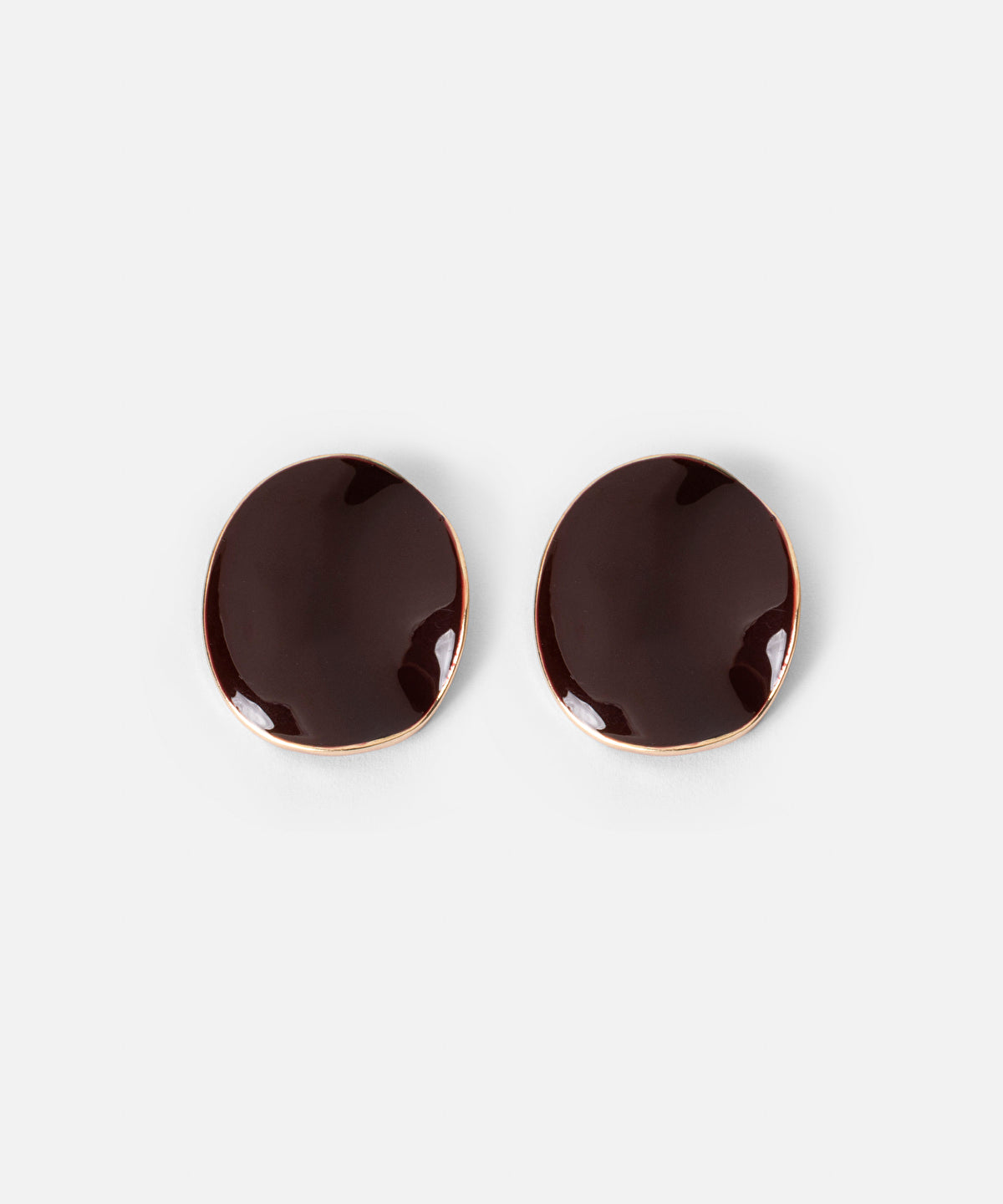 Zoomed Enamel Earrings