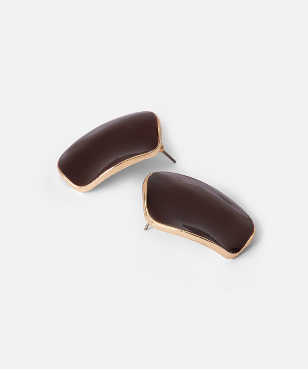Zoomed Enamel Earrings