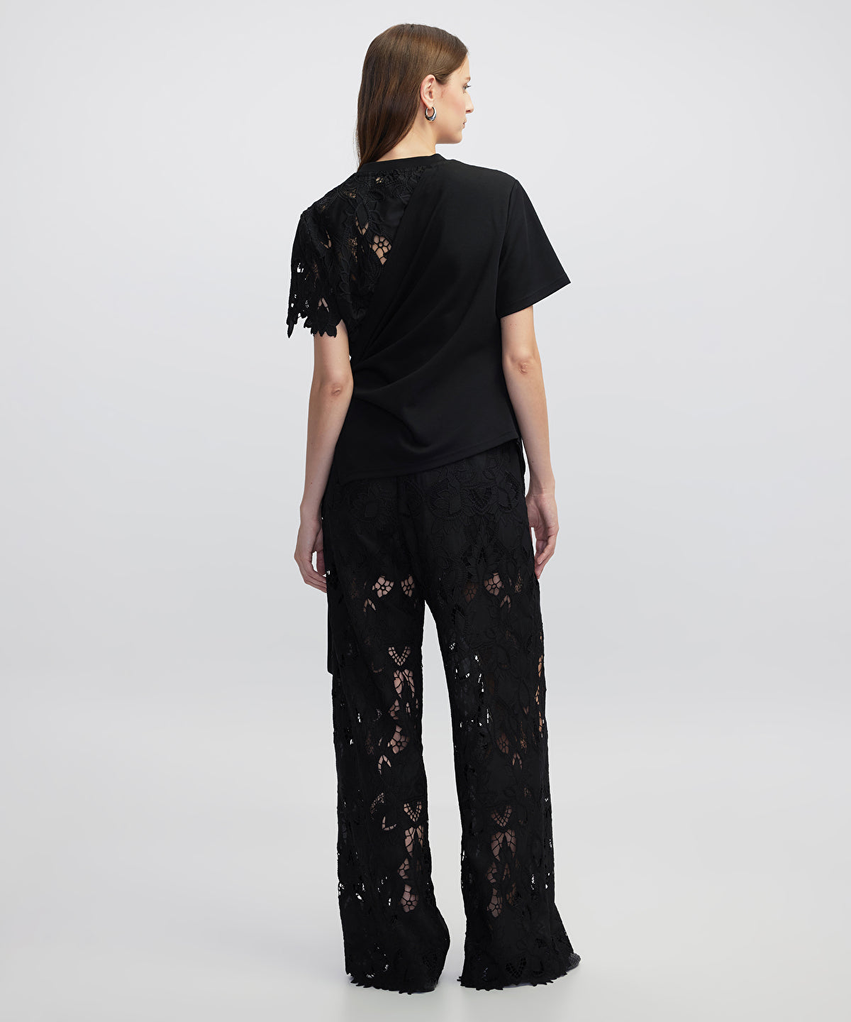 Mixed Asymmetric T-Shirt