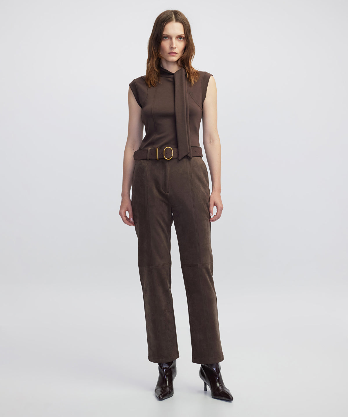 Scarf-Effect T-Shirt