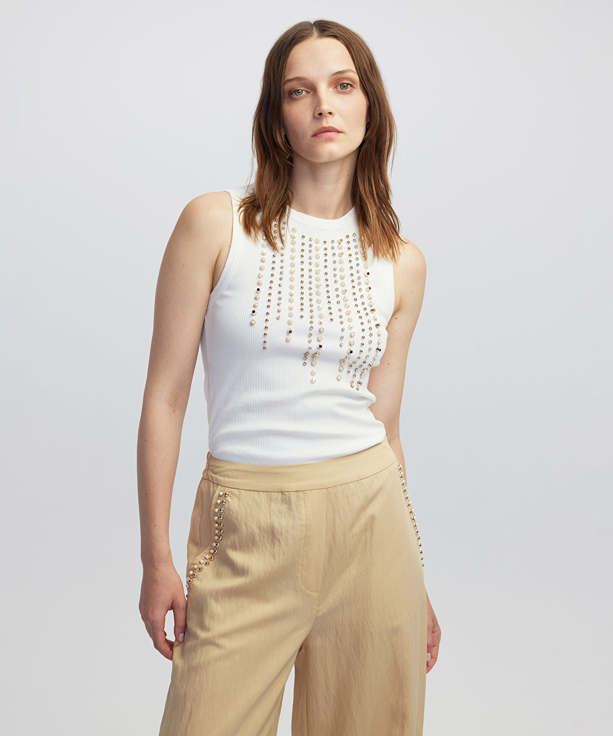 Embellished Tank Top