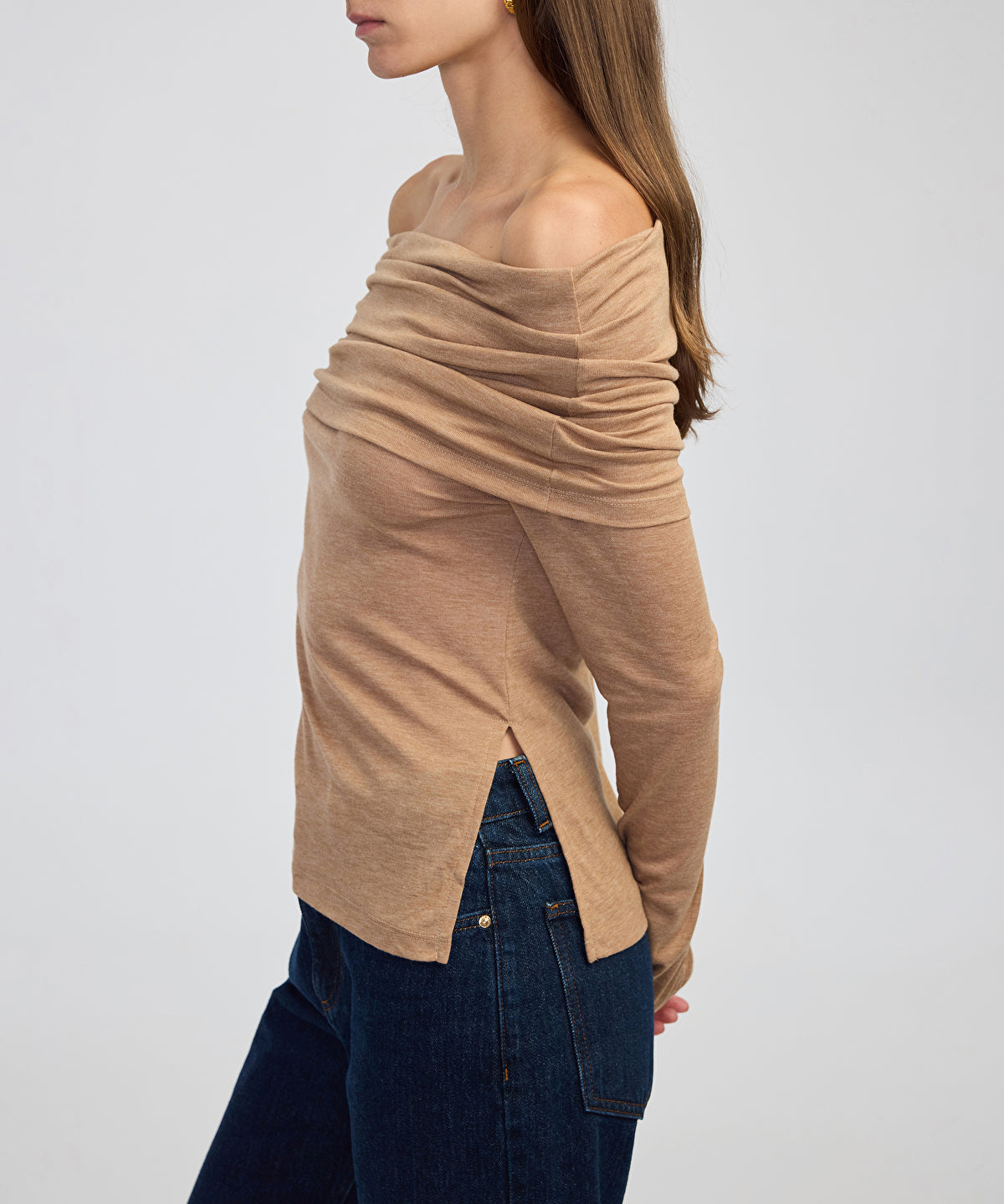Off-the-Shoulder T-Shirt