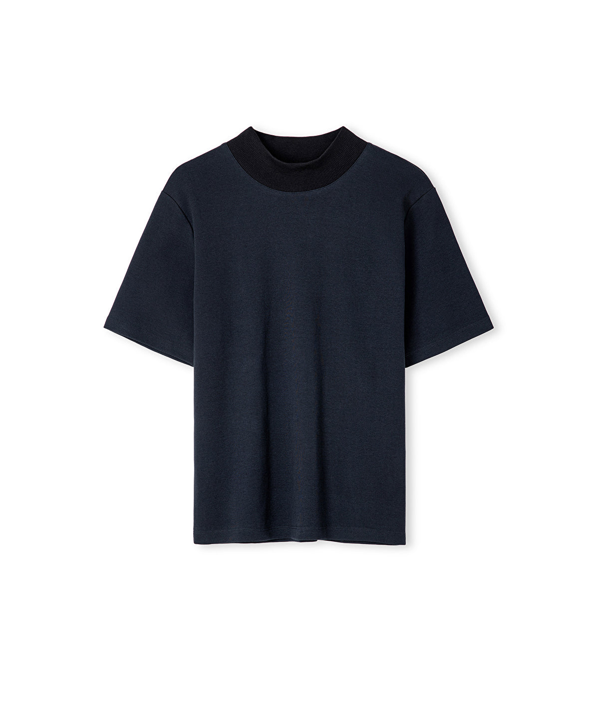 Ribbed Neck T-Shirt