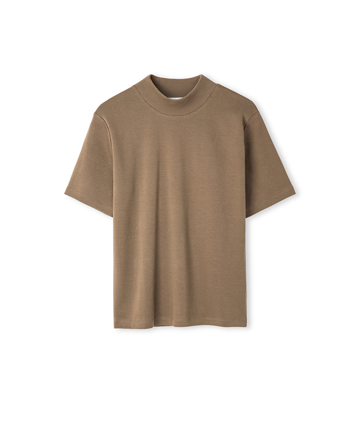 Ribbed Neck T-Shirt