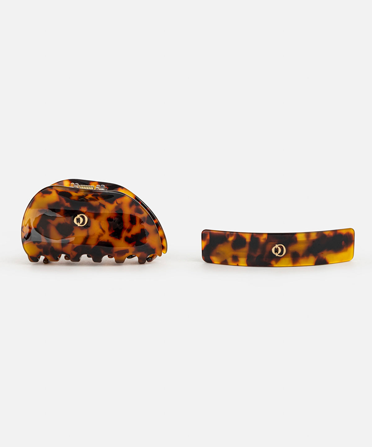 Set of Two Tortoiseshell Hair Clips