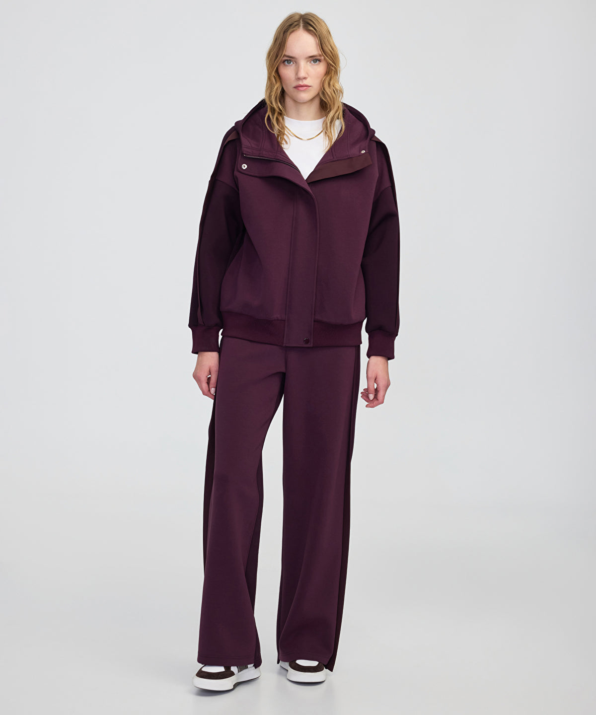 Color-Block Mixed Sweatshirt