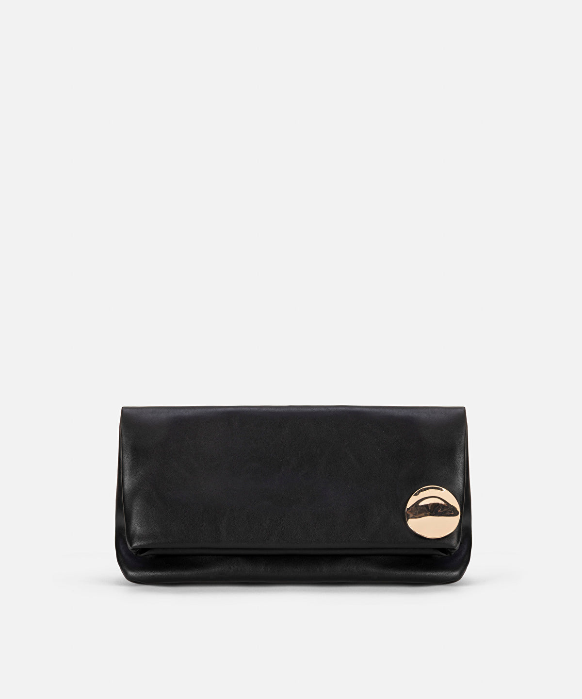 Zoomed Clutch with Metal Buckle