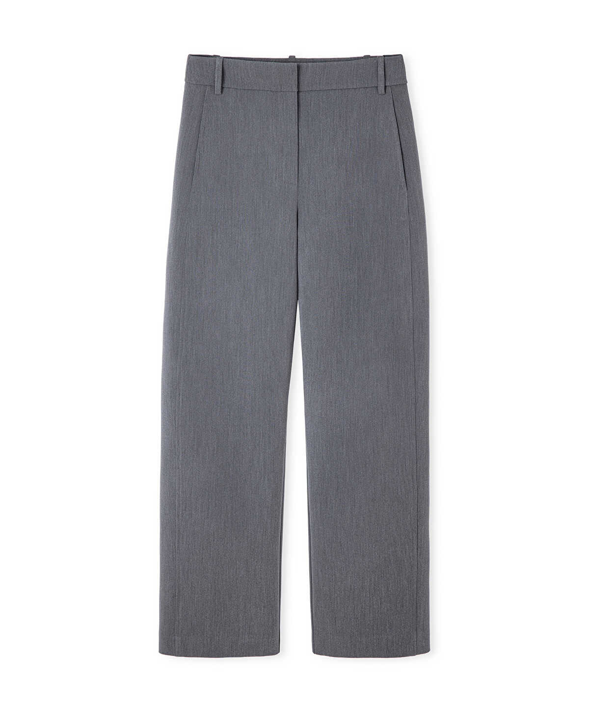 Belted Barrel Trousers