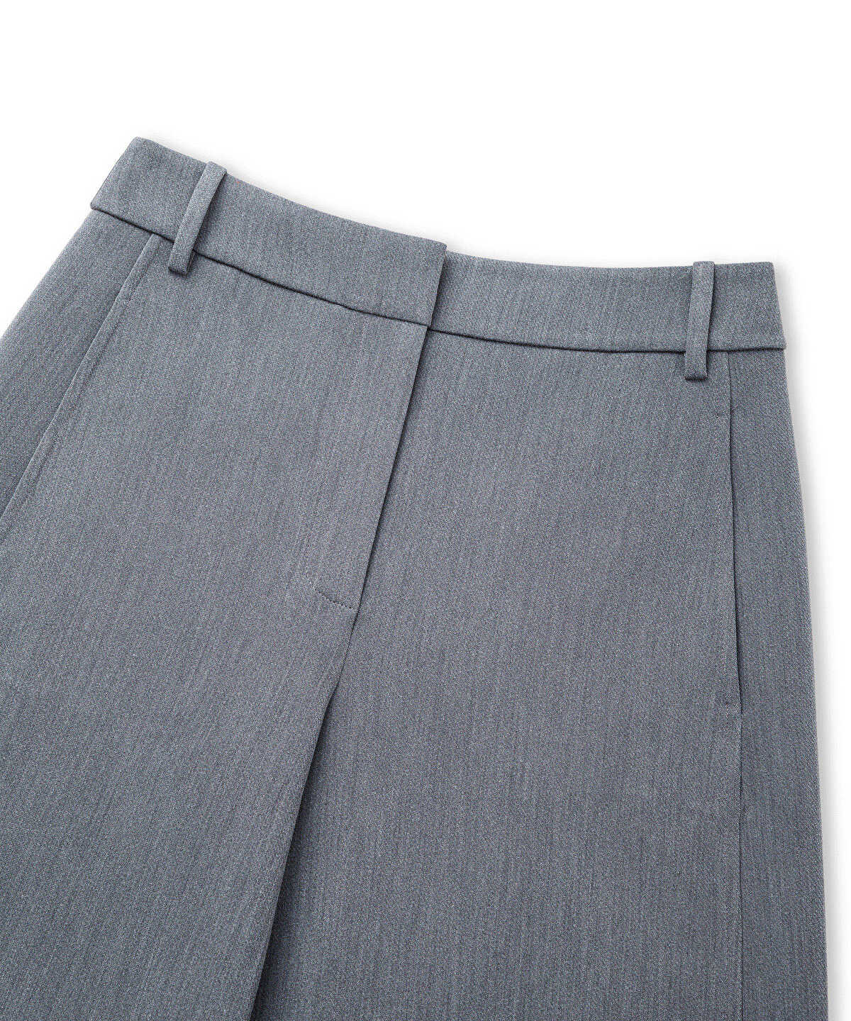 Belted Barrel Trousers