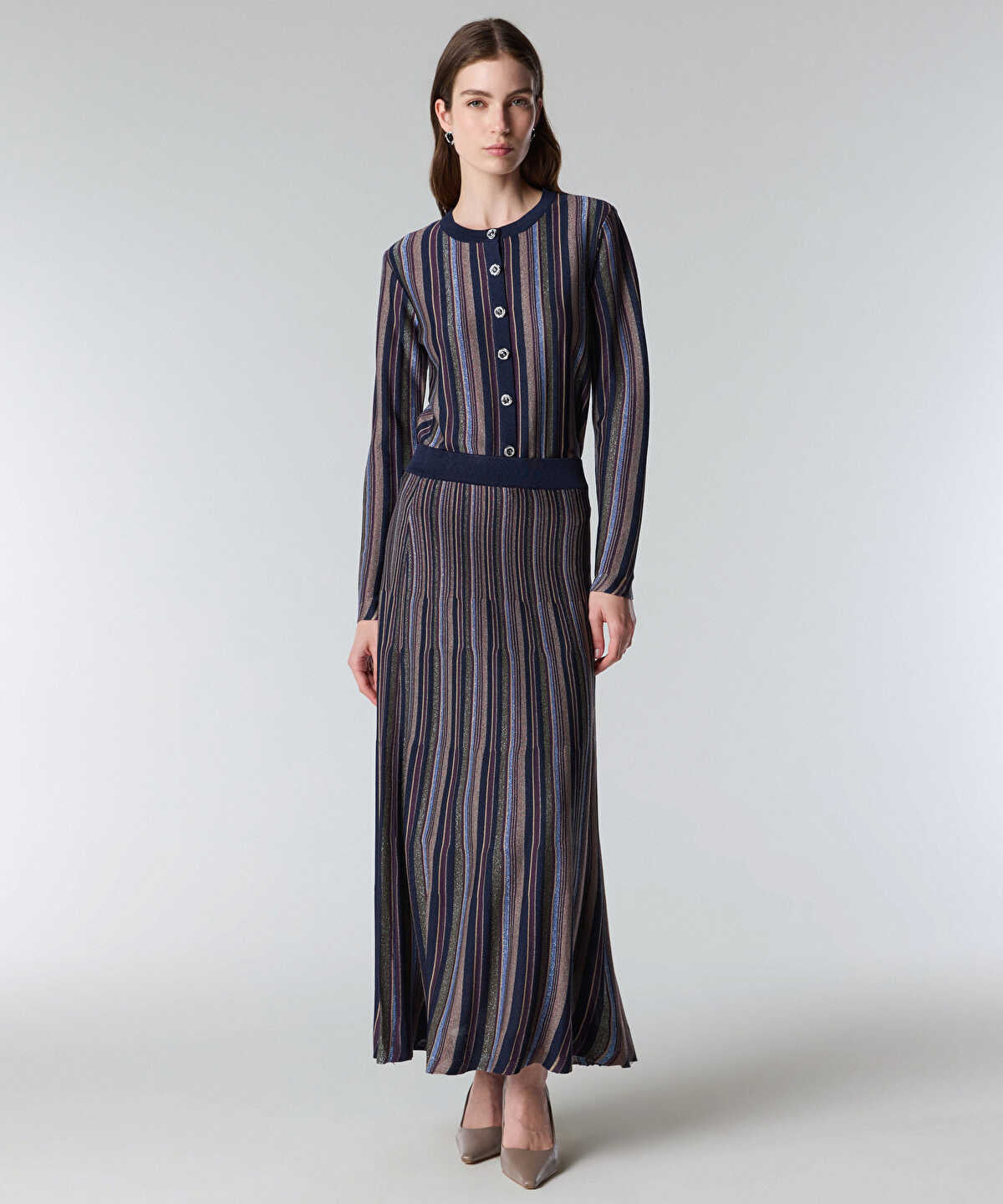 Jacquard Knit Skirt