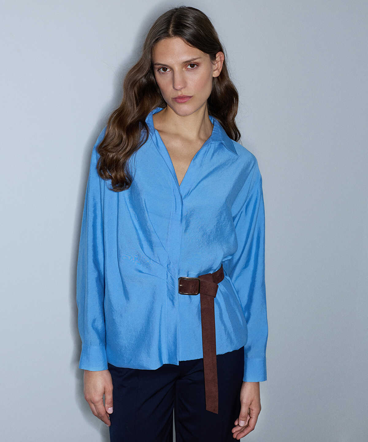 Belted Blouse