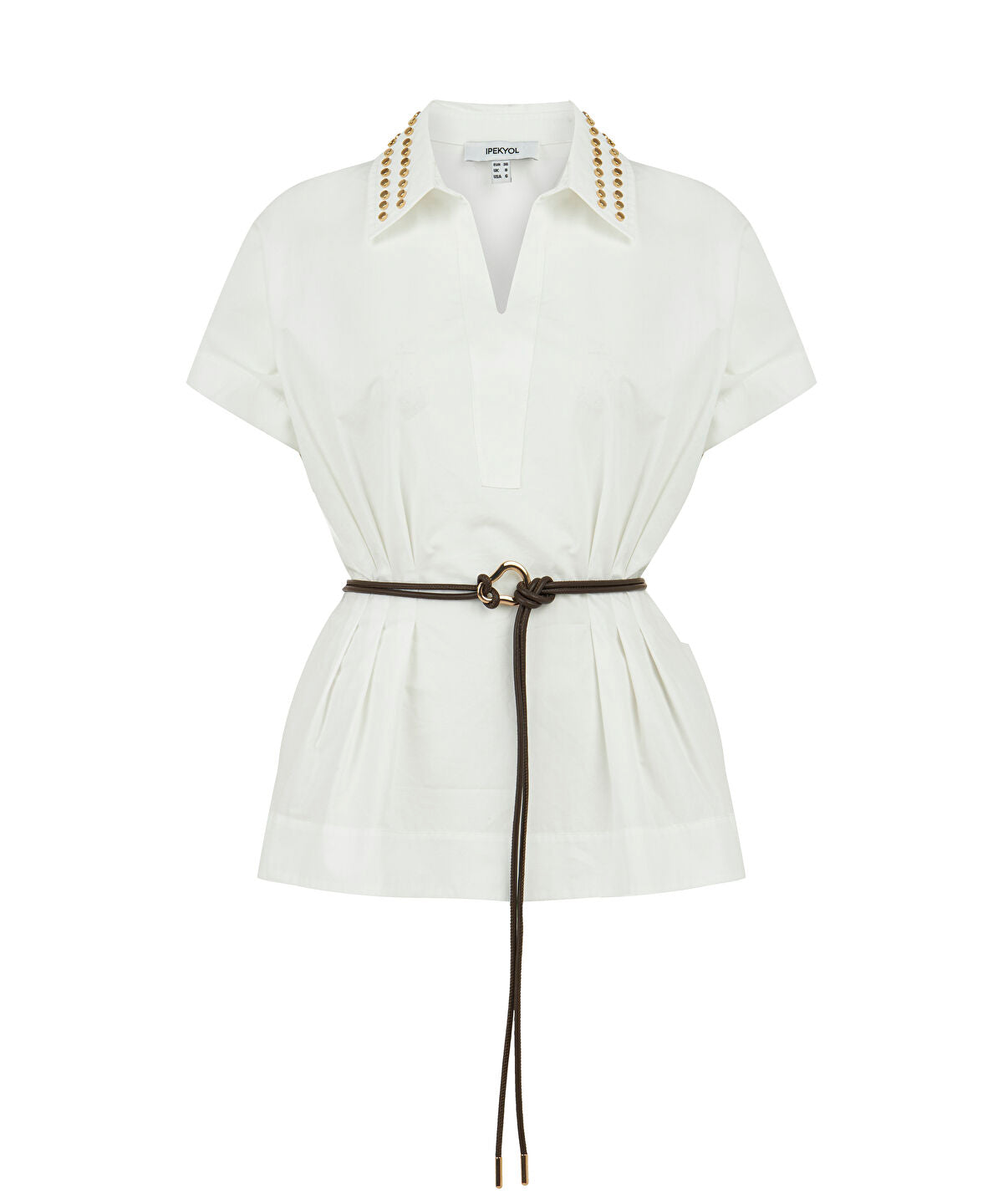Studded Poplin Shirt