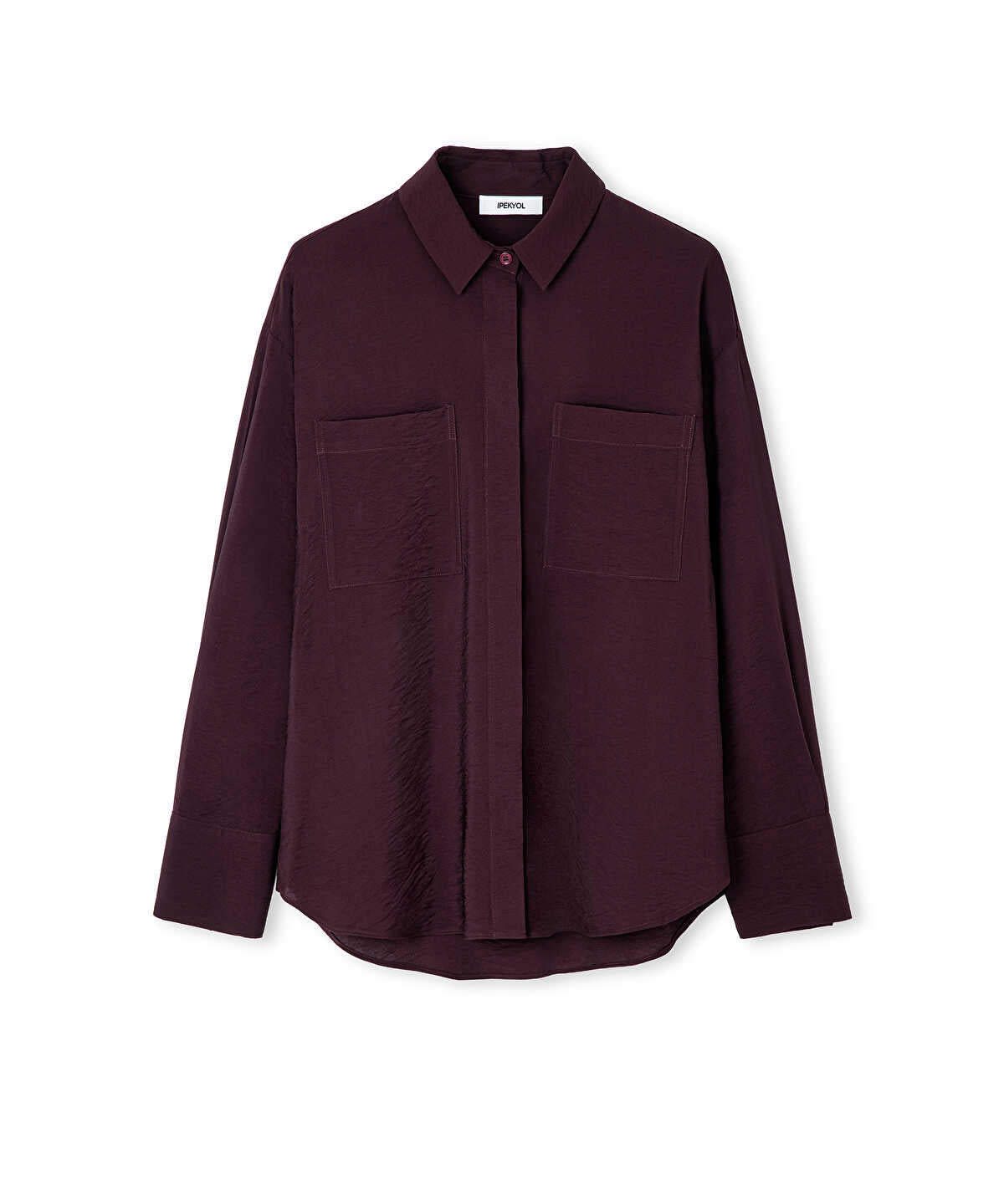 Crinkle-Effect Shirt