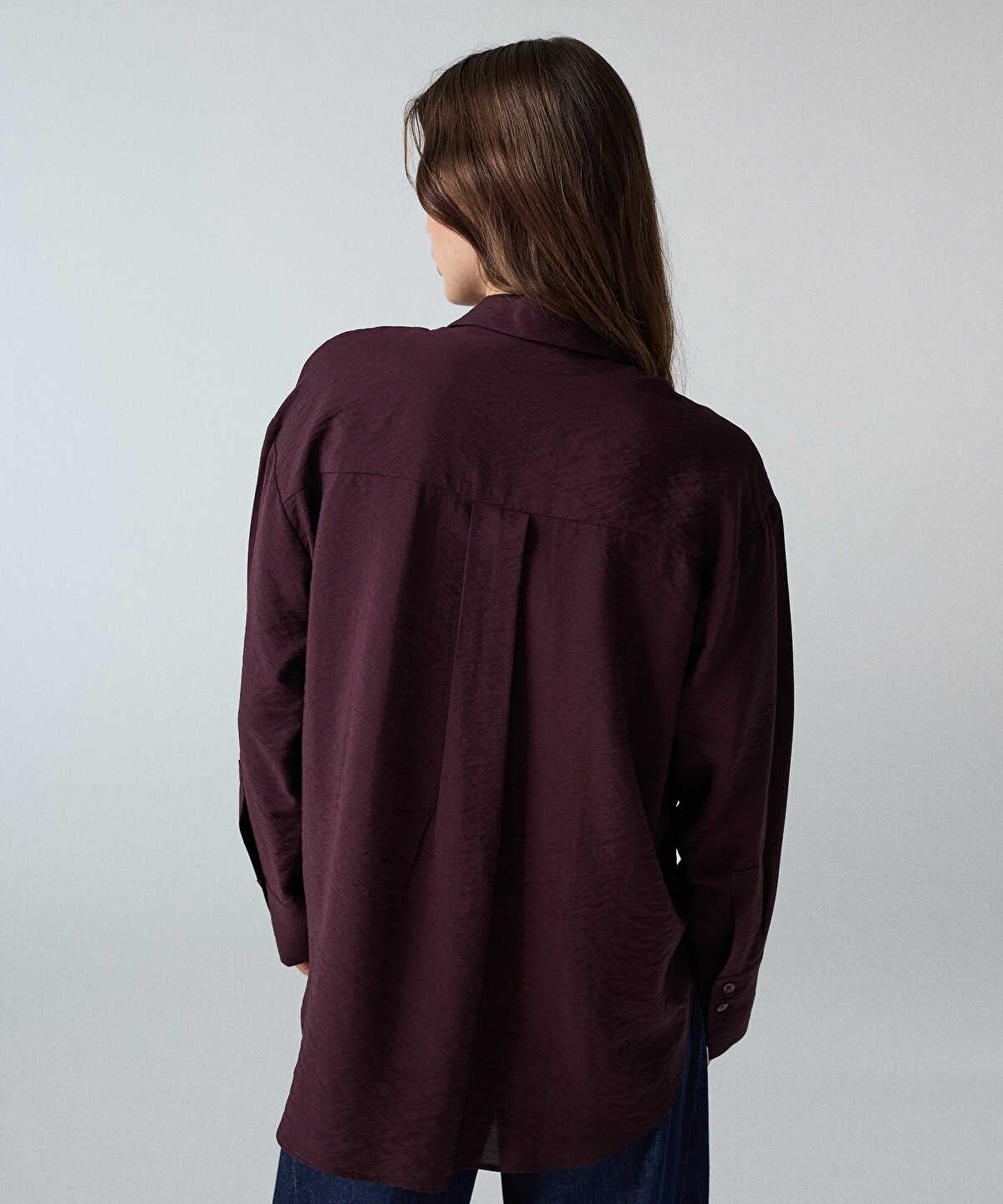 Crinkle-Effect Shirt