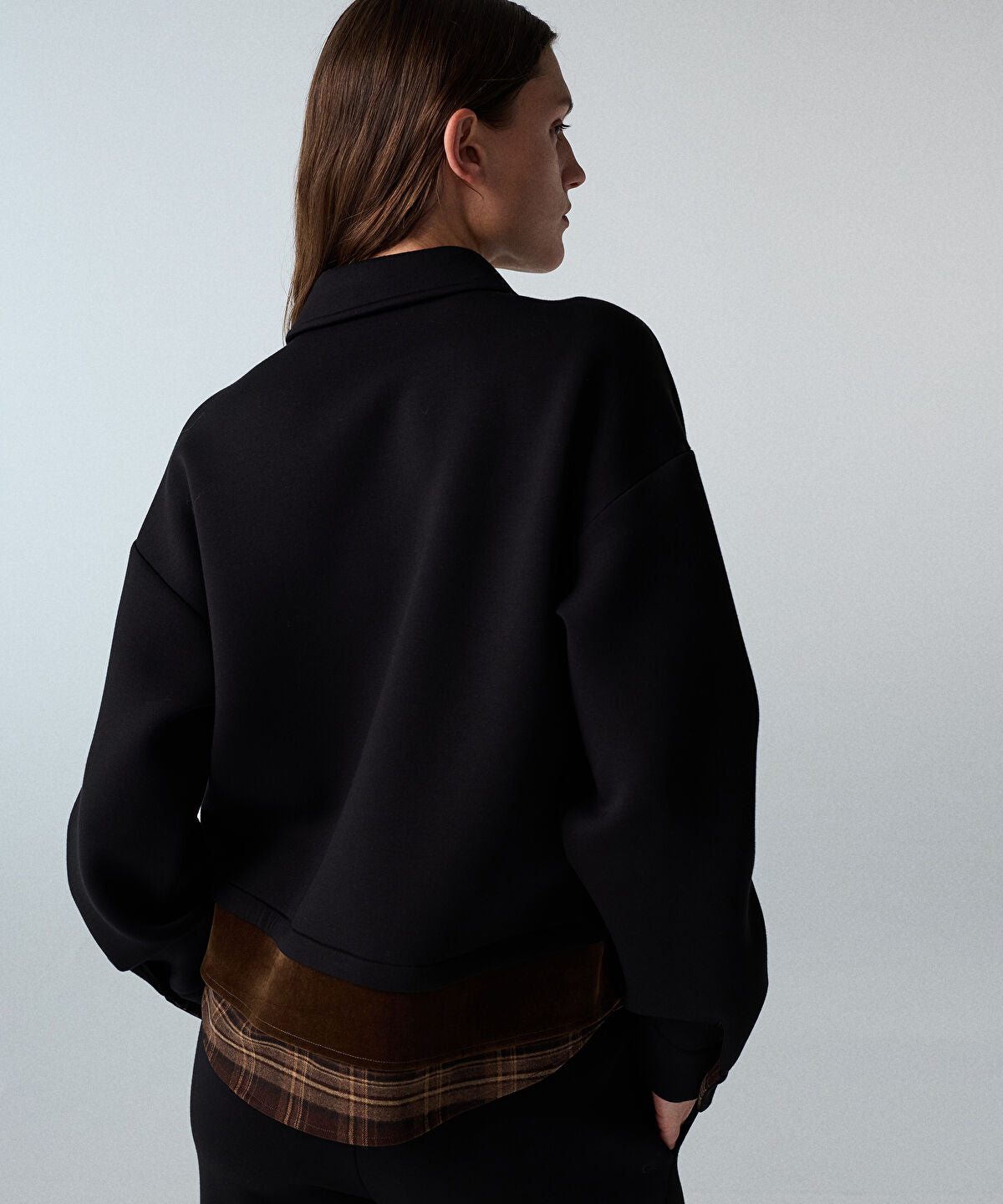 Contrast Layered Shirt