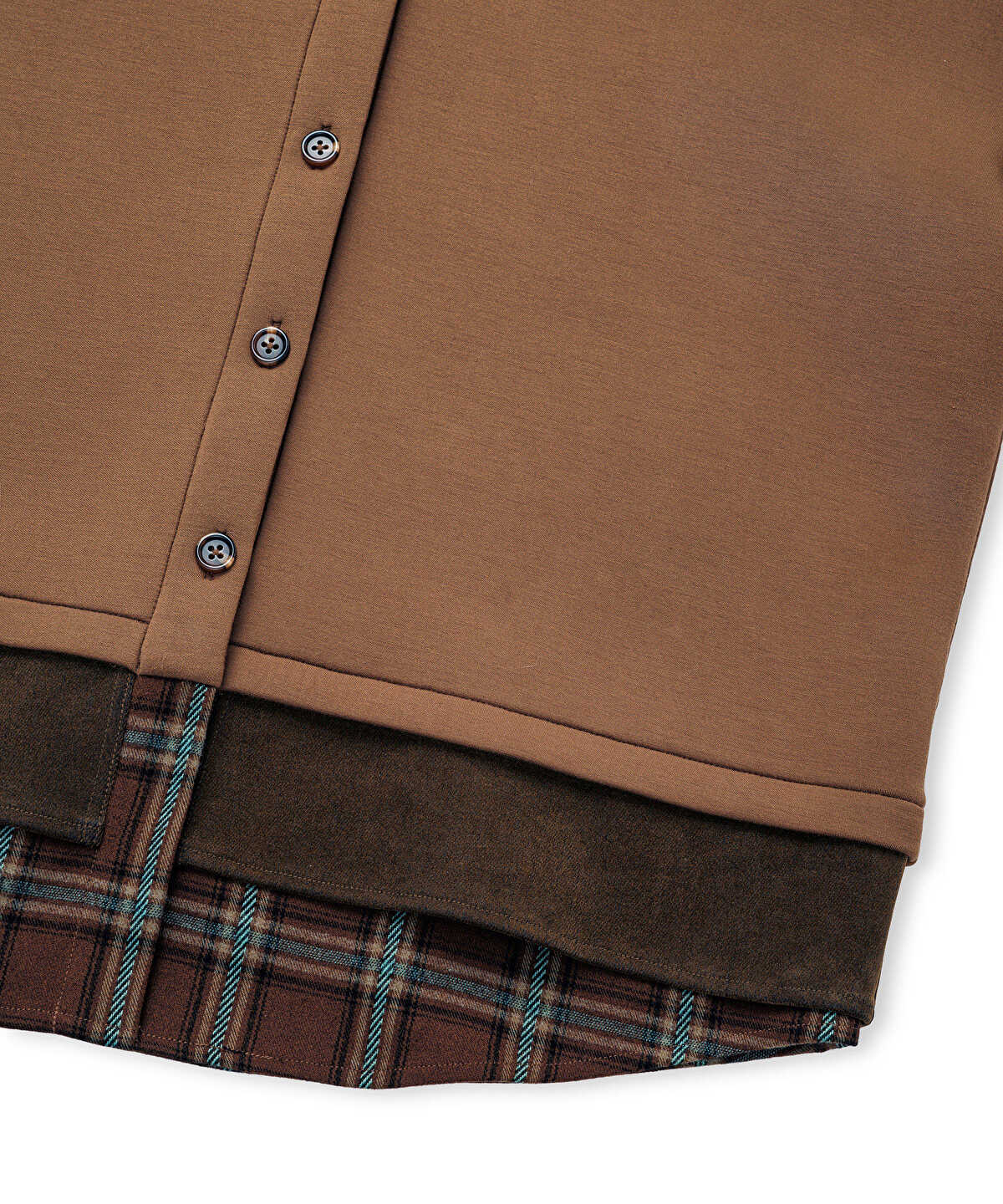 Contrast Layered Shirt
