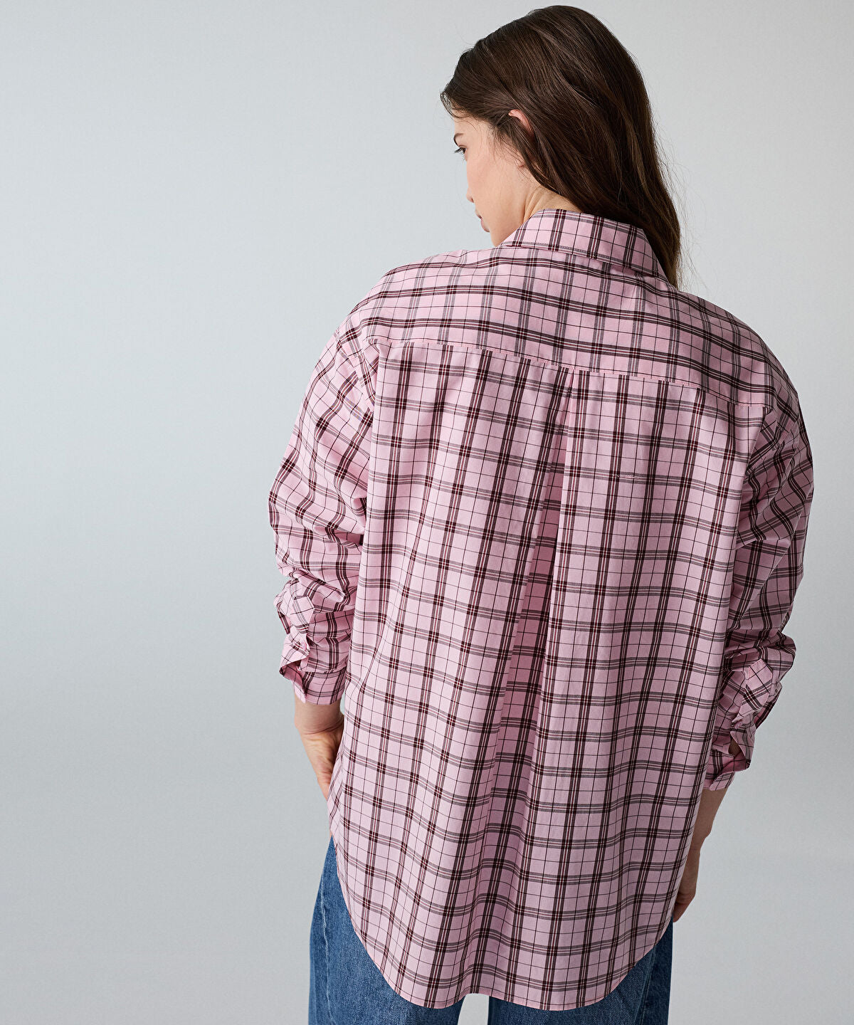 Plaid Rhinestone Shirt
