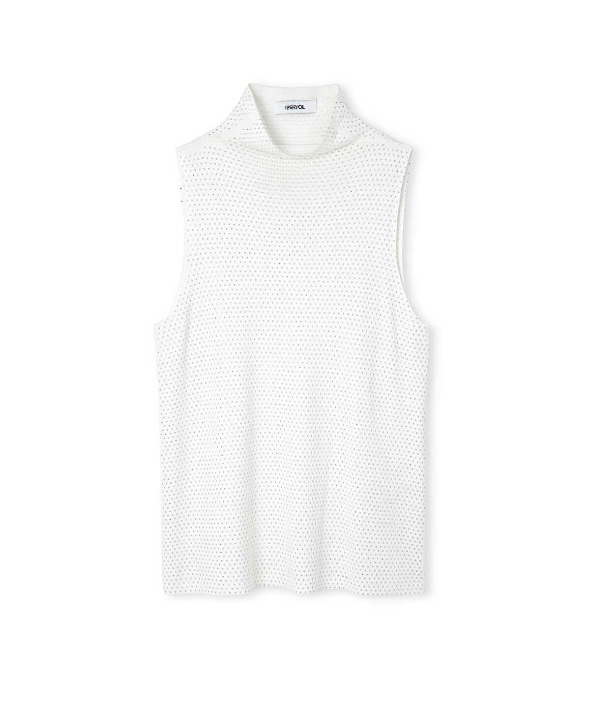 Knit Top with Rhinestones