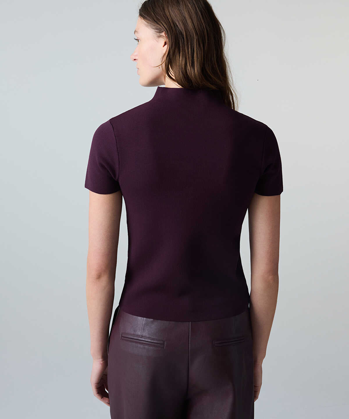 Short-Sleeve Knit Top