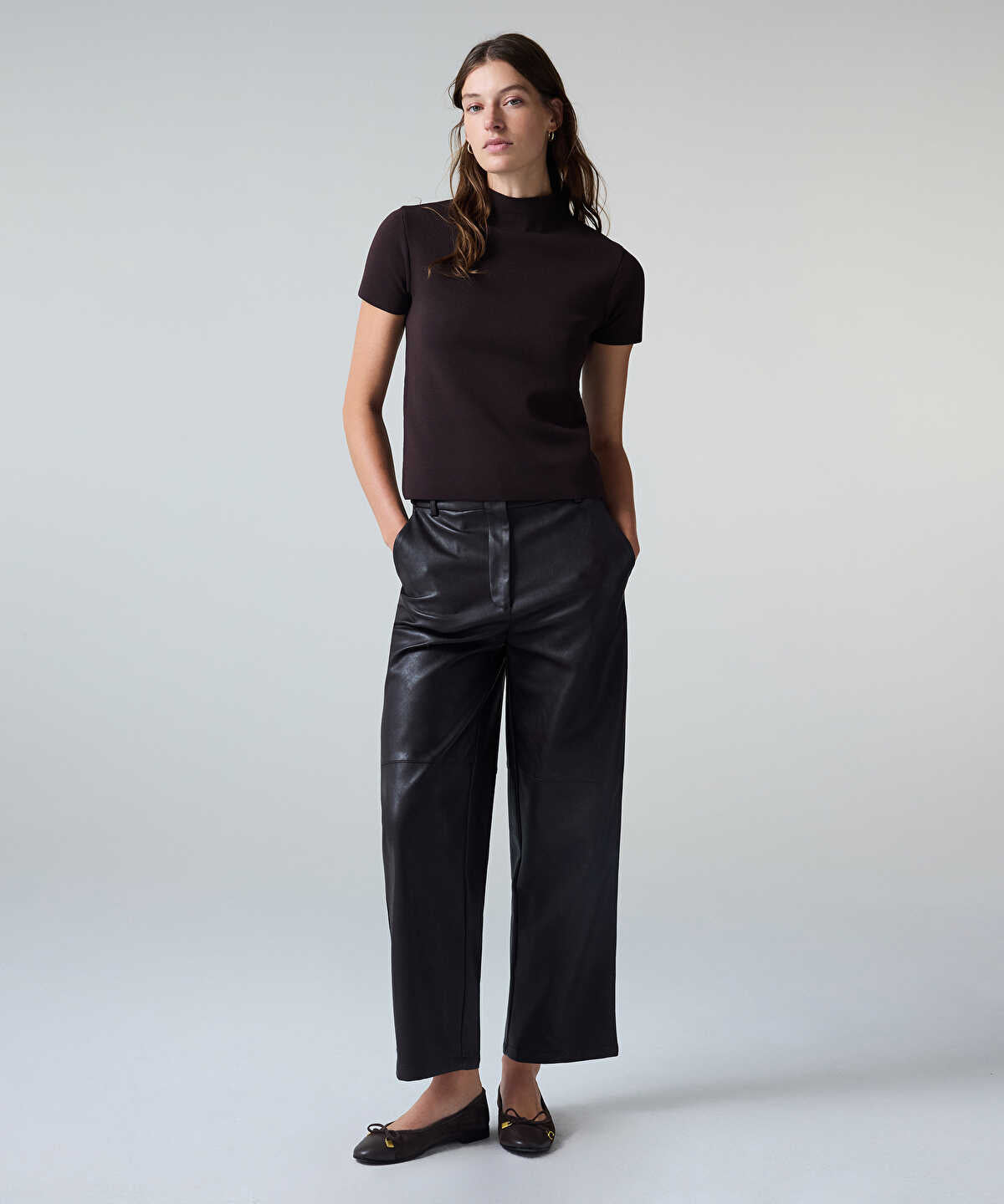 Short-Sleeve Knit Top
