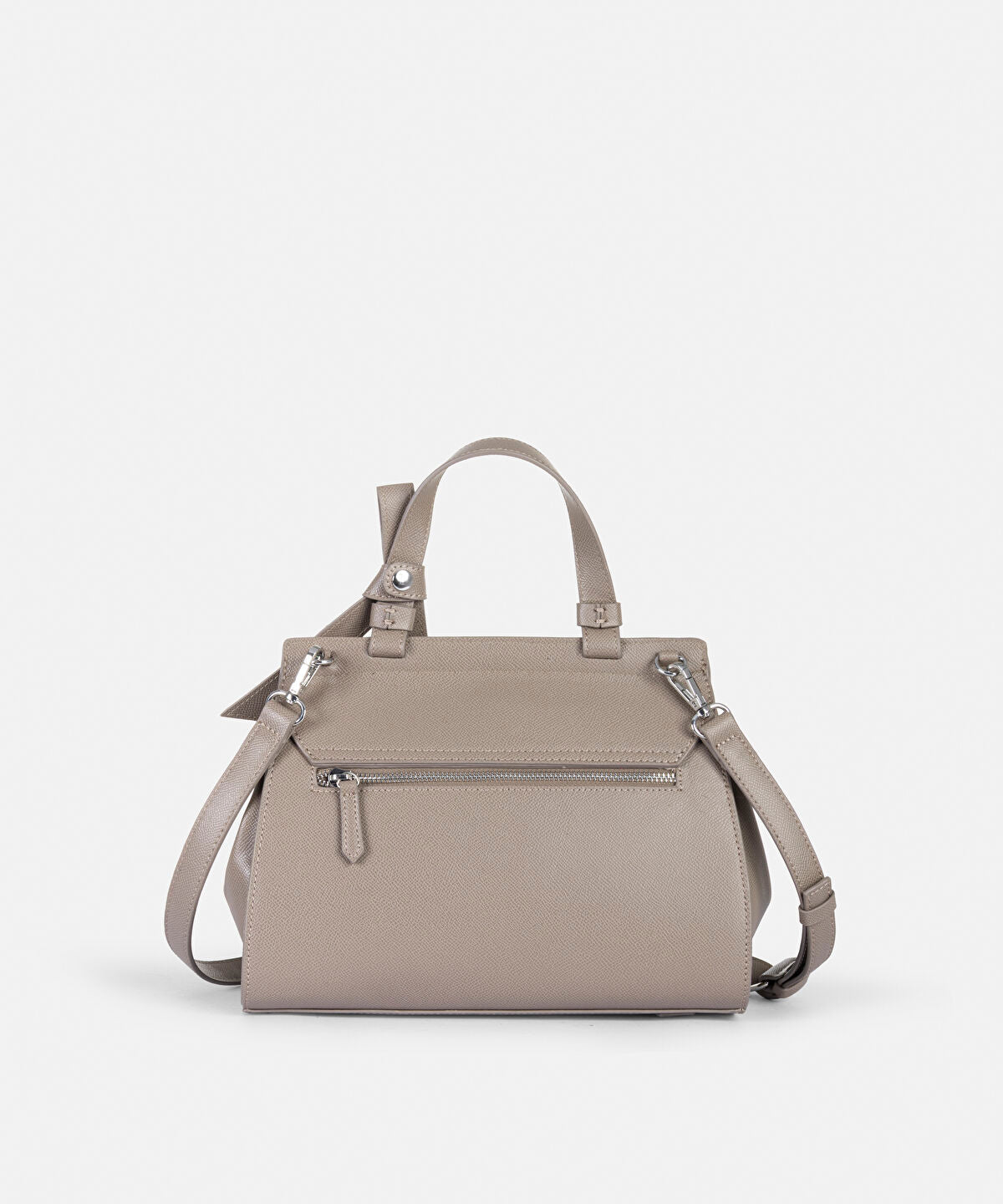 Leather-Look Flap Bag