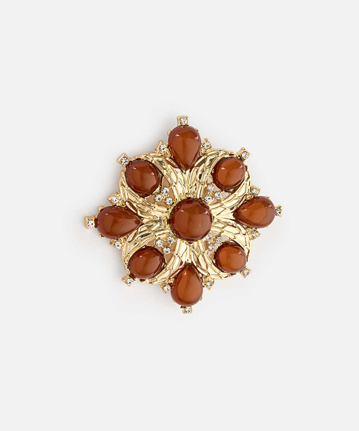 Contrast Resin-Detail Brooch