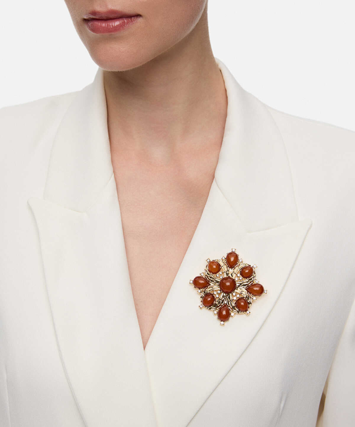 Contrast Resin-Detail Brooch