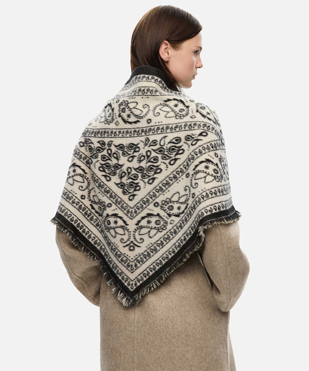 Reversible Patterned Shawl