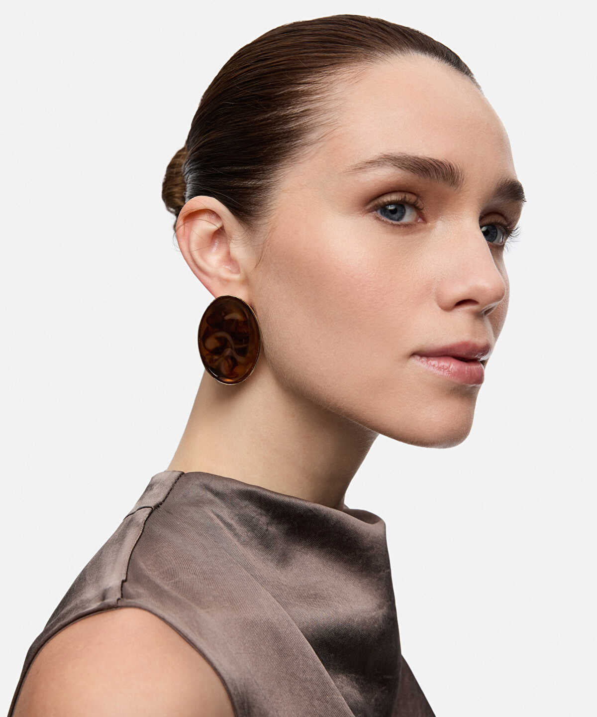 Oval Resin Earrings