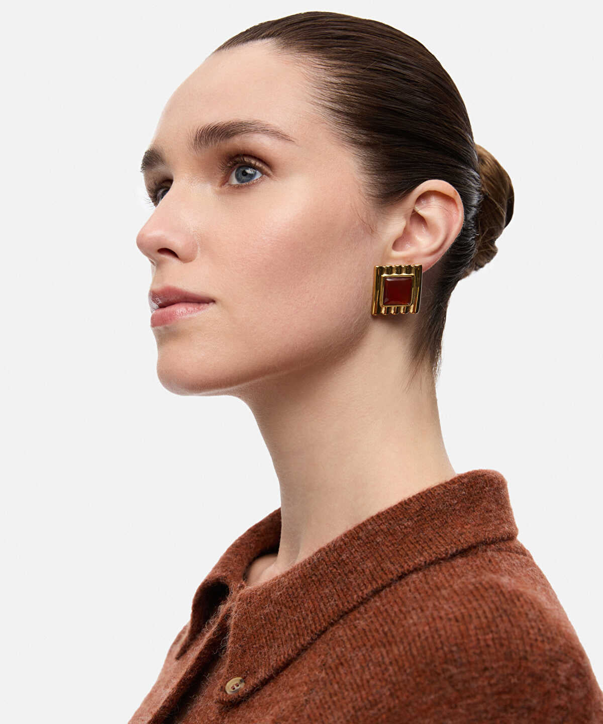 Textured Mixed Media Earrings