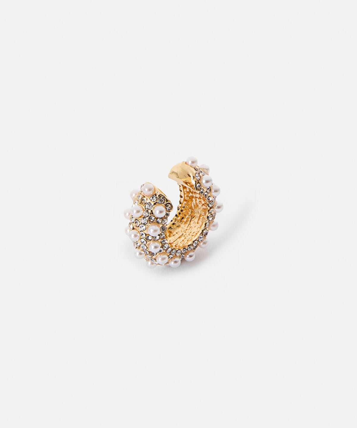 Ear Cuff with Faux Pearls