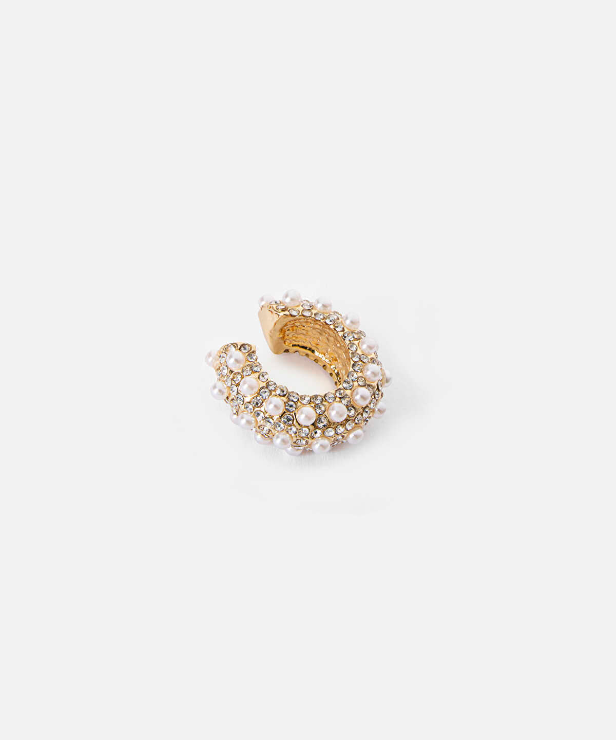 Ear Cuff with Faux Pearls
