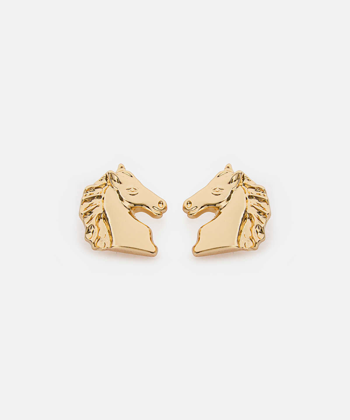 Metal Horse Earrings