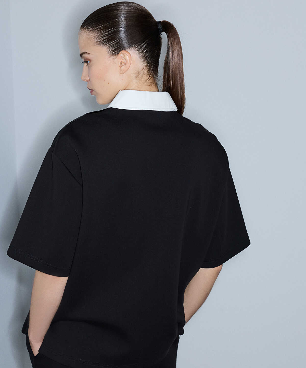 Color-Block Combination Sweatshirt