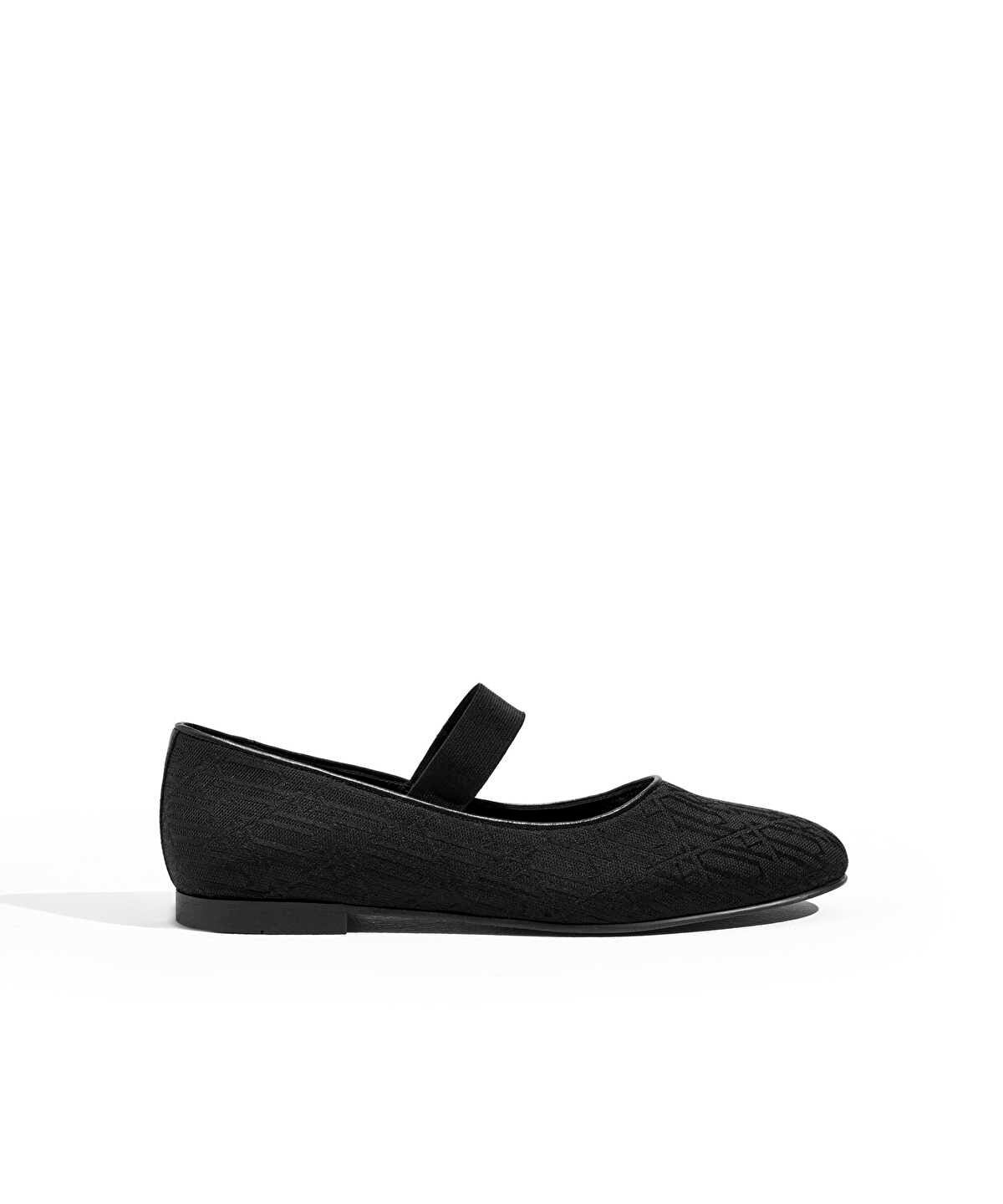 Monogram Jacquard Strappy Flats