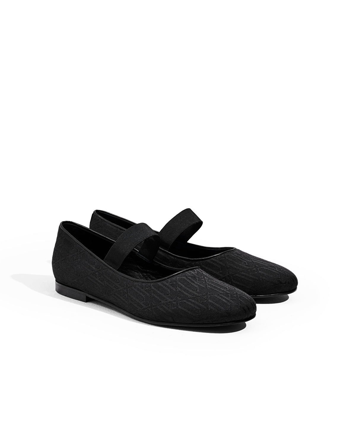 Zoomed Monogram jacquard strappy flats