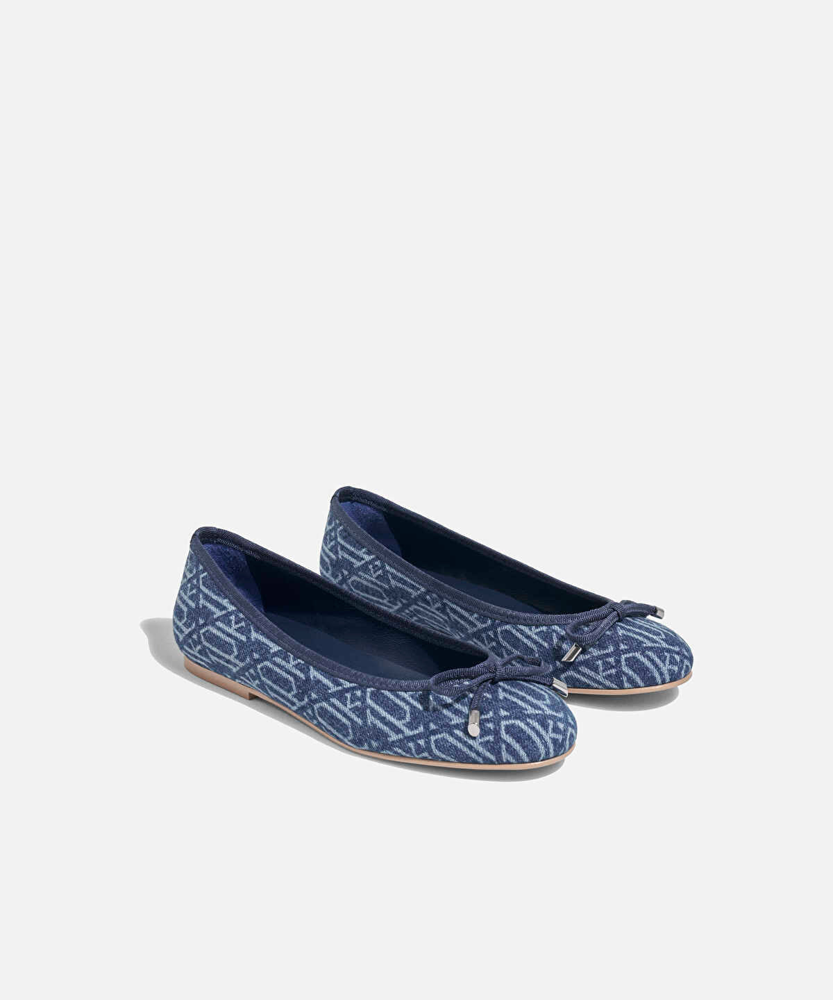 Monogram Denim Flats