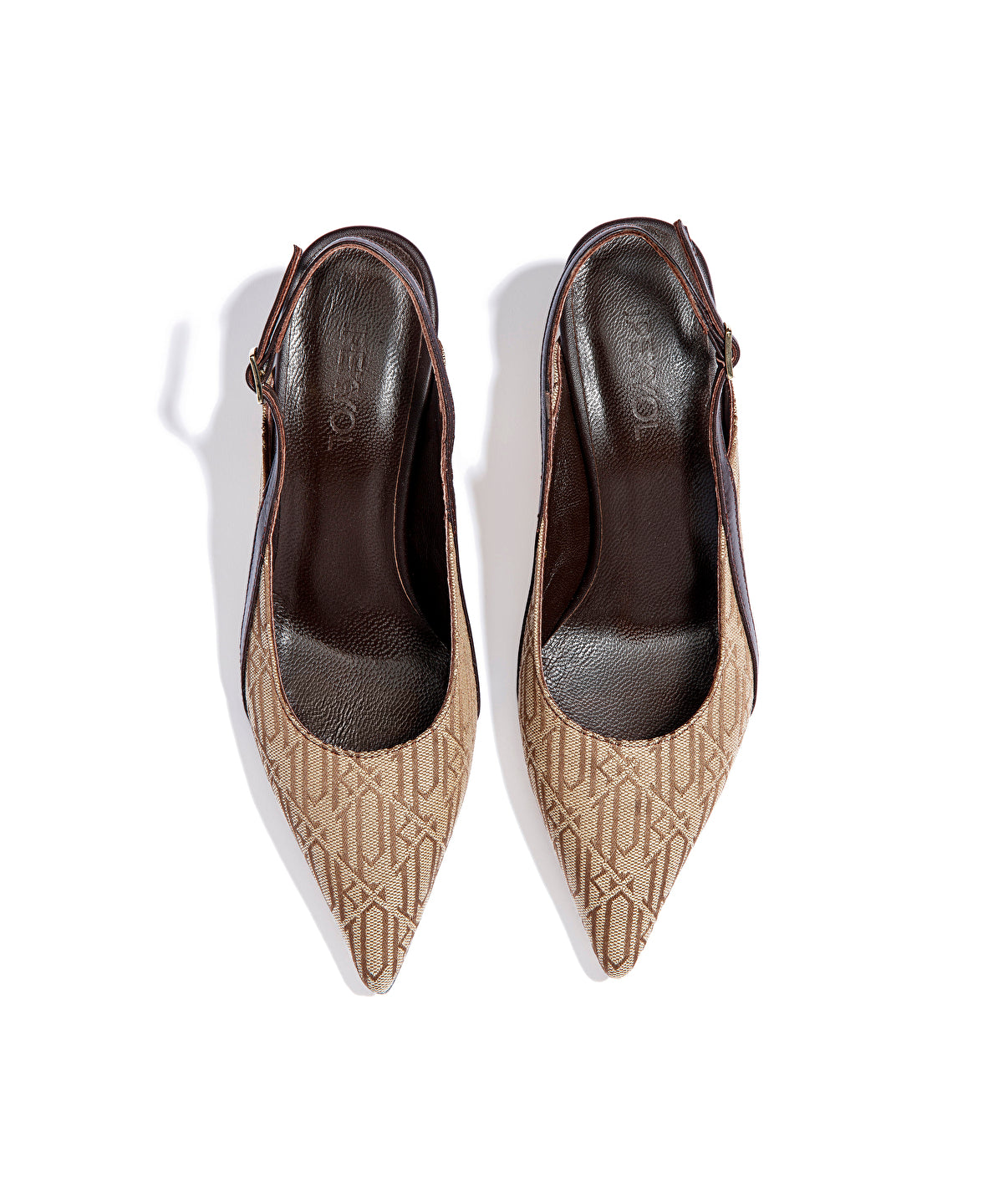 Zoomed Monogram Slingback Heels