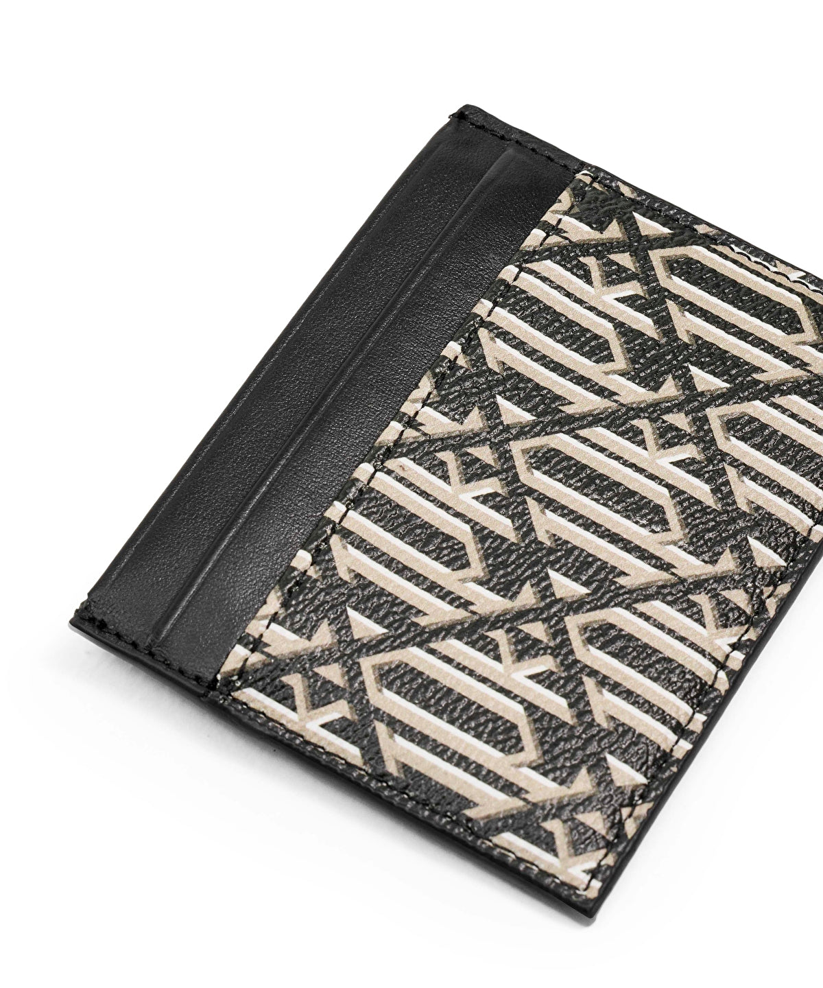 Zoomed Monogram Card Holder
