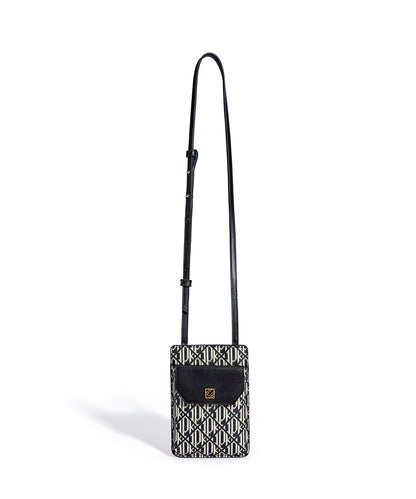 Monogram phone bag